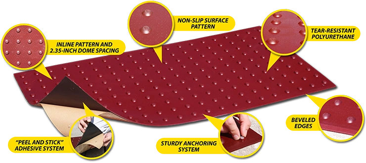 RediMat® – Peel-and-Stick Mat for Asphalt or Concrete