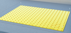 For traditional installations on concrete, installation anchors are not required. Anchors for the 4 corners are provided with the mats if needed (based on owner requirements, challenged surfaces, or for most asphalt installations).